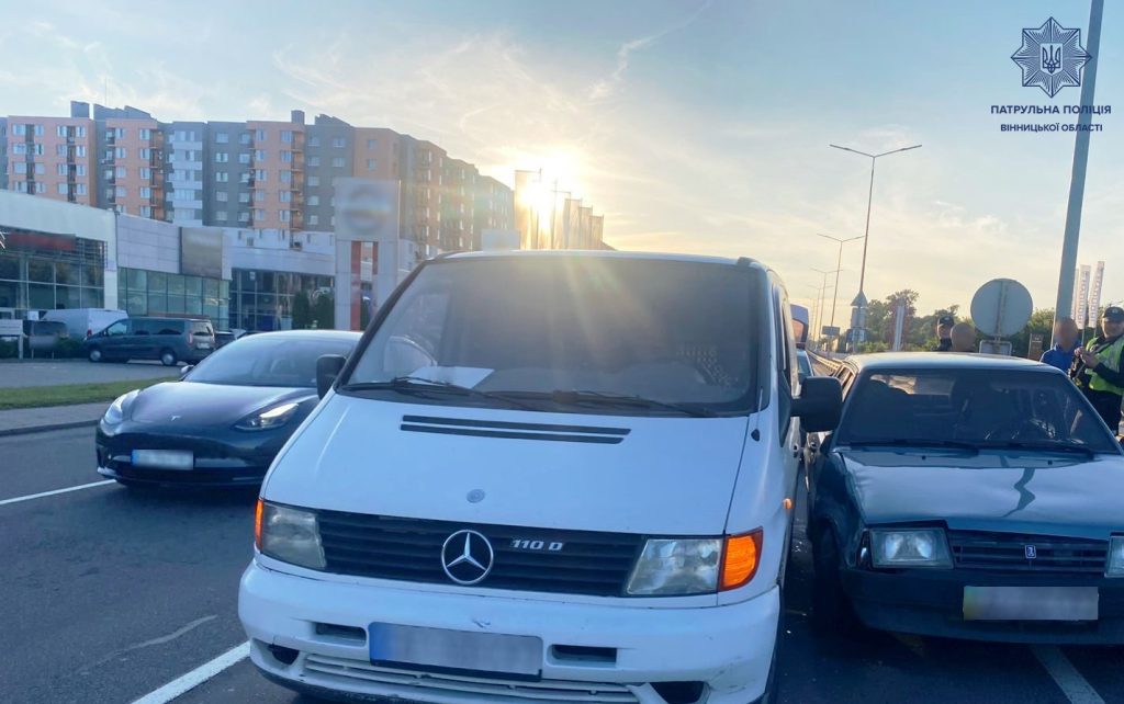 У Вінниці нетверезий водій спричинив ДТП на Немирівському шосе