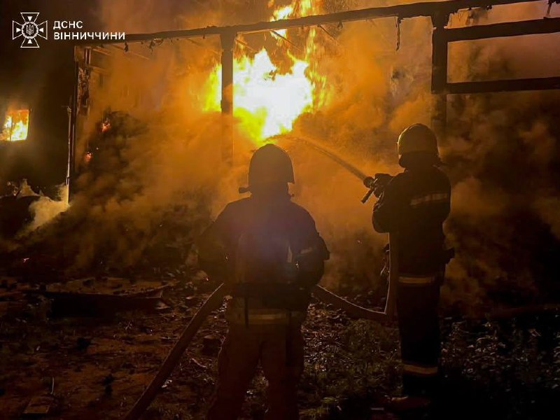 На Вінниччині за добу ліквідували сім пожеж