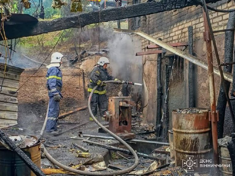 На Вінниччині за добу ліквідували п’ять пожеж