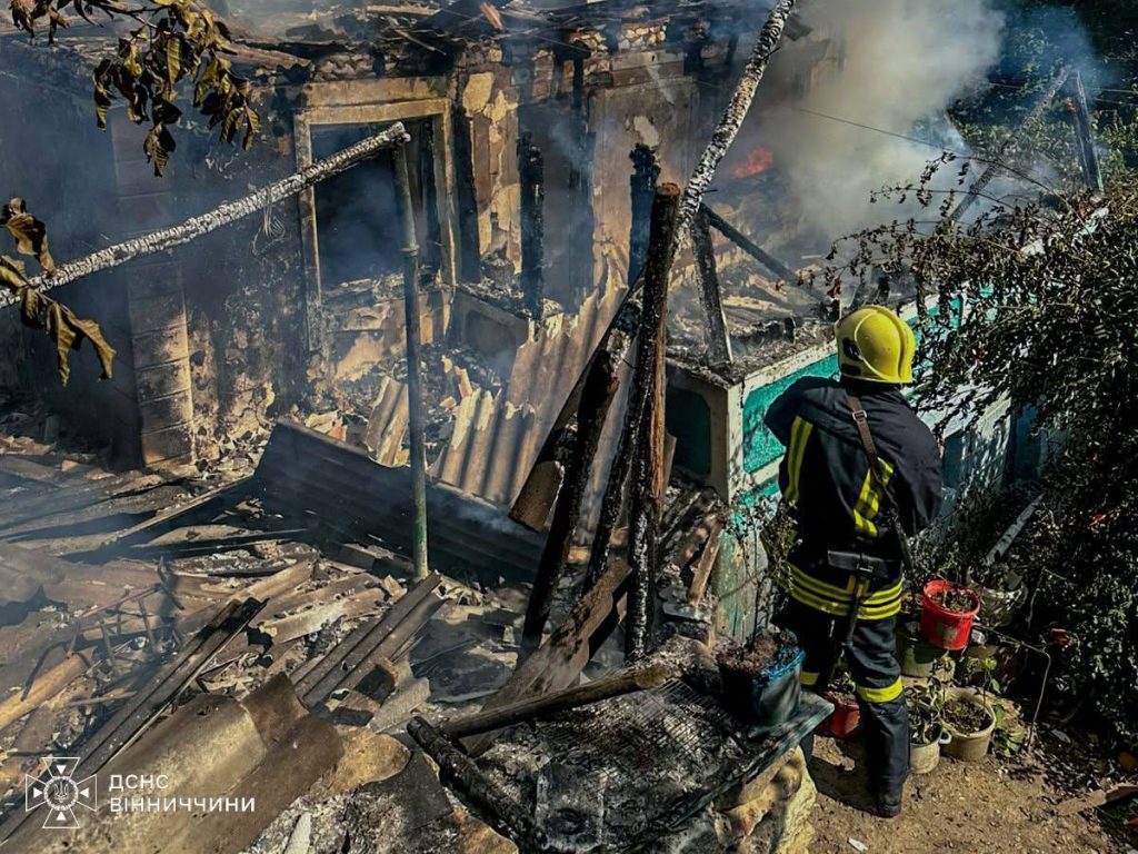За добу на Вінниччині сталося вісім пожеж