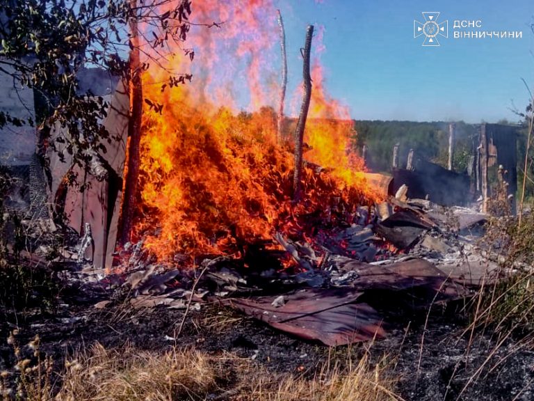 На Вінниччині за добу сталося 25 пожеж