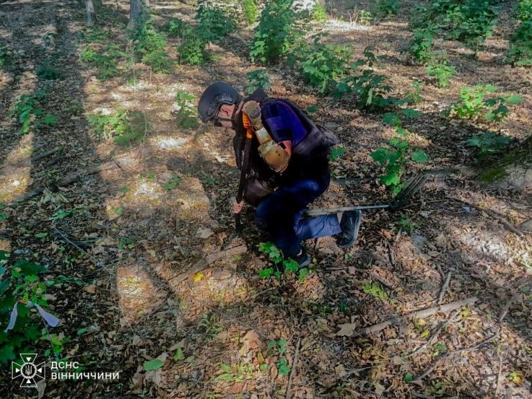 На Вінниччині знищили п’ять снарядів Другої світової війни