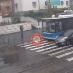 На вулиці Соборній сталася ДТП за участі пішохода