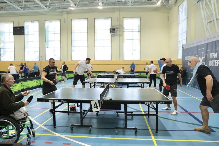 На Вінниччині відбулися «Ігри ветеранів» з настільного тенісу