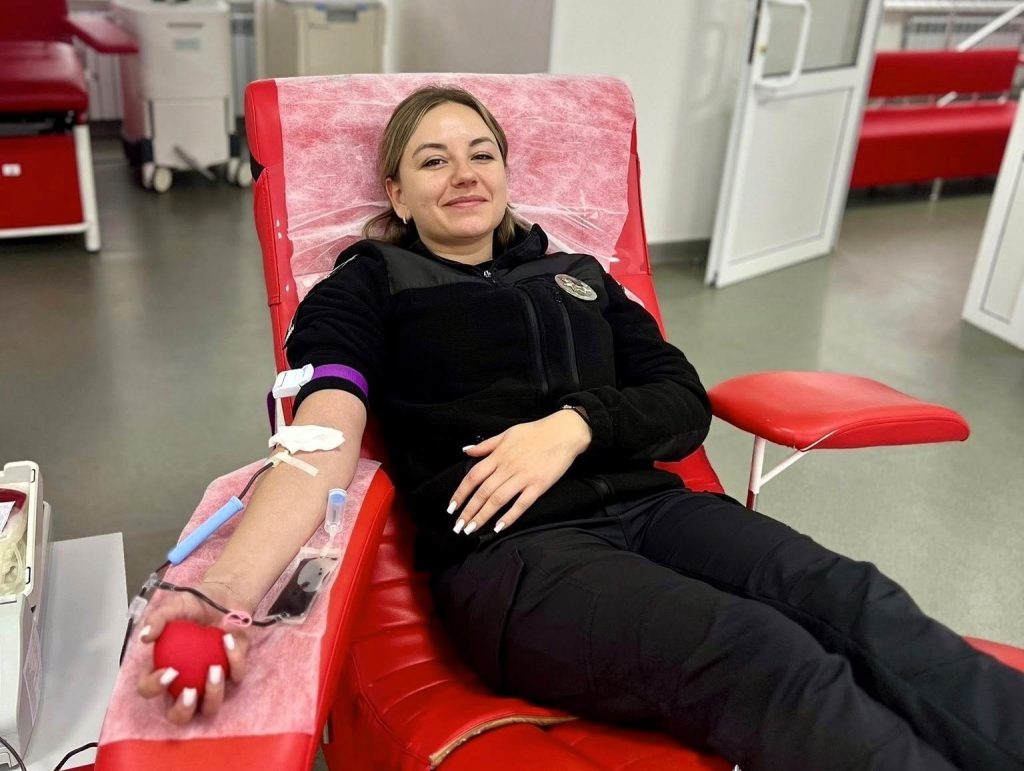 Вінницькі поліцейські здали кров для порятунку життів