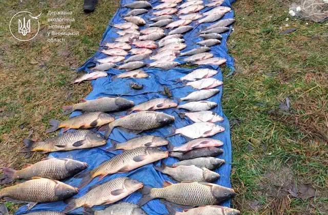 Вінничанин незаконно ловив рибу: збитки — майже 200 тис. грн