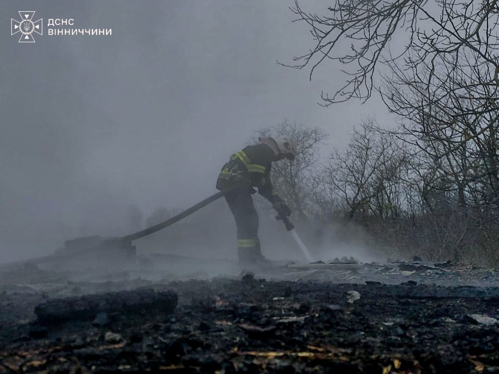 На Вінниччині за добу сталося чотири пожежі