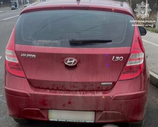 У Вінниці зупинили водія Hyundai під дією наркотиків