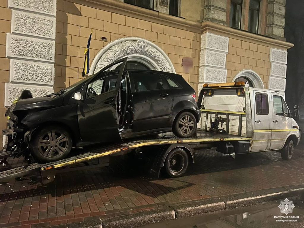 У Вінниці водій під дією канабісу спричинив ДТП на Соборній