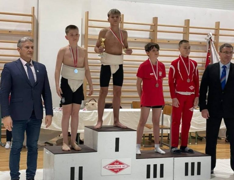 Вінницькі сумоїсти вибороли 11 медалей на турнірі в Угорщині