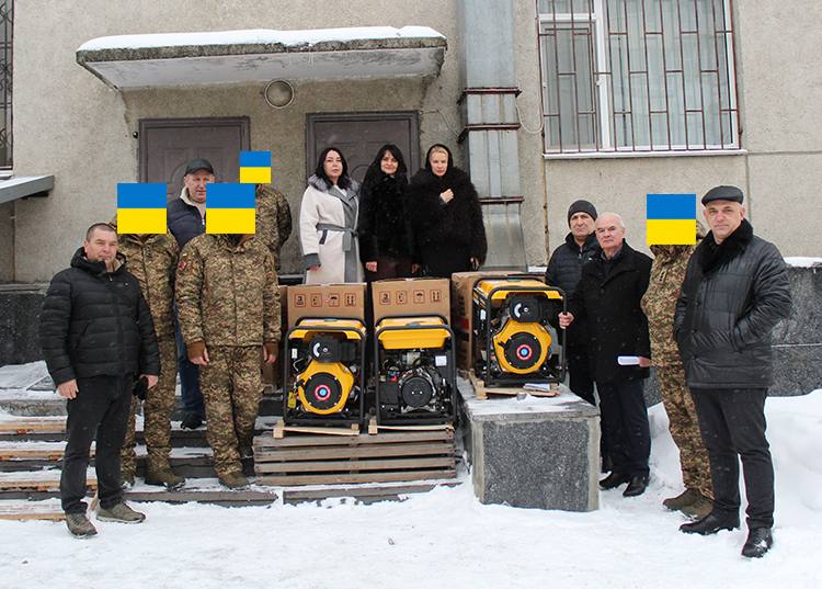 Сім генераторів для ЗСУ: Калинівка підтримала українських захисників