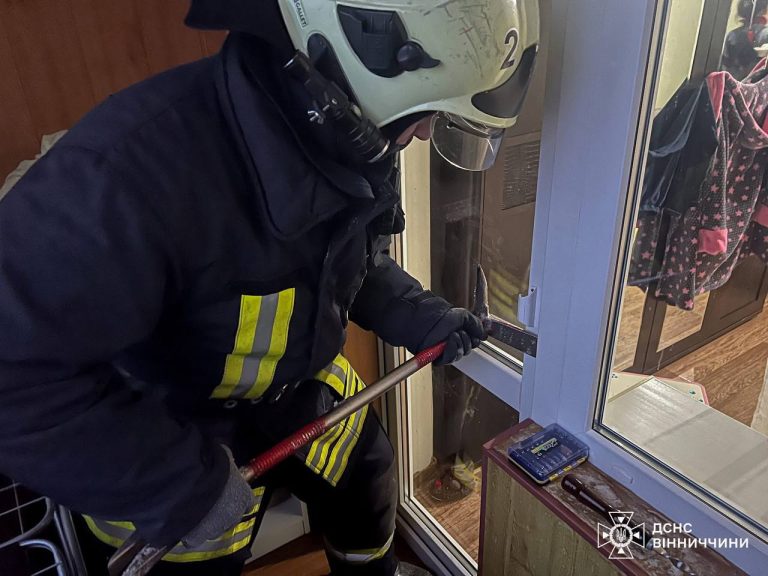 Дворічна дитина зачинила маму на балконі: у Вінниці працювали надзвичайники