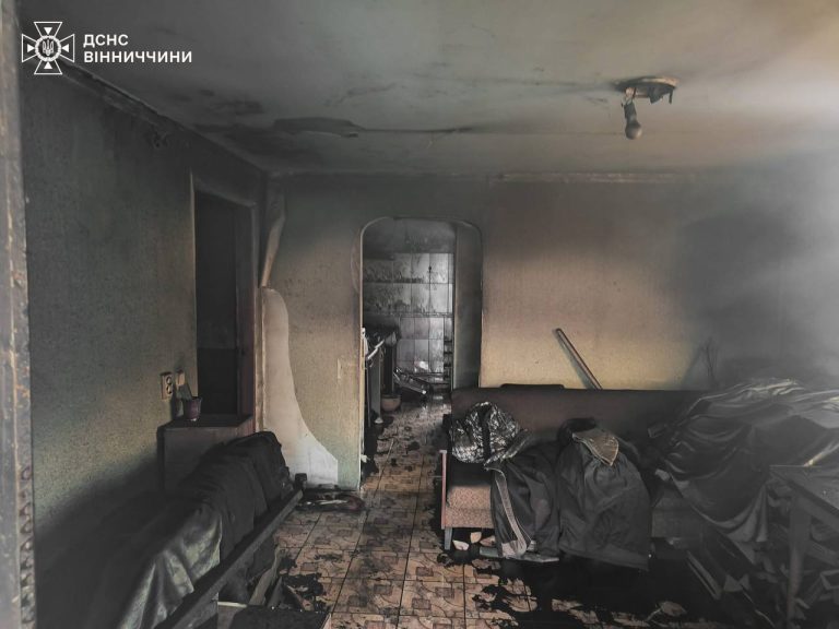 У Вінницькому районі під час пожежі загинула 72-річна жінка