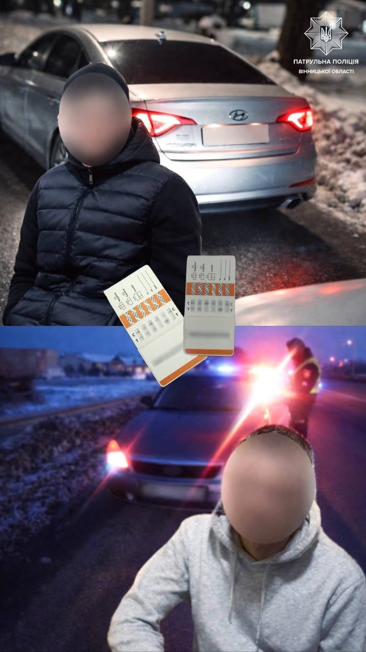 У Вінниці зупинили двох водіїв під дією наркотиків