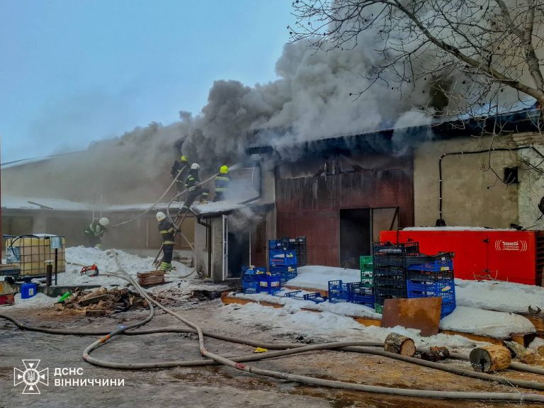Масштабна пожежа у Тульчинському районі: працювали 19 рятувальників