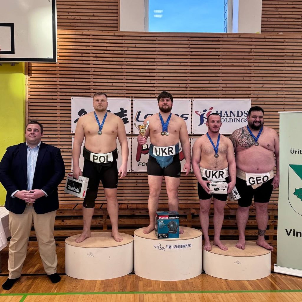 Вінницькі сумоїсти вибороли золото на міжнародному турнірі в Естонії