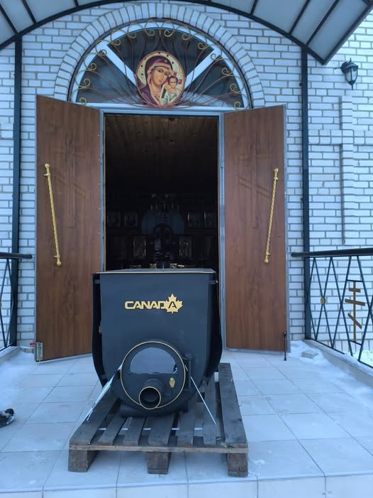 Завдяки ГО «Ми – Вінничани» у храмі Жабелівки встановили обігрівач