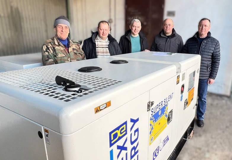 Ямпільська громада отримала генератор для водоканалу від Тайваню