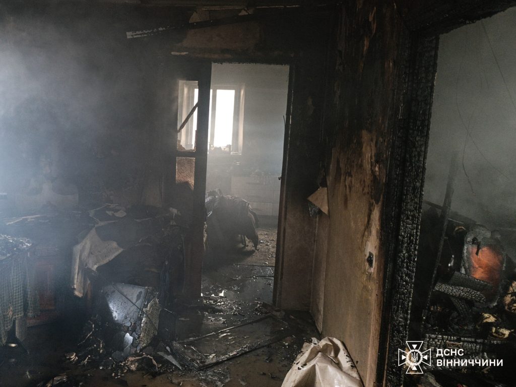 На Вінниччині під час пожежі загинуло подружжя пенсіонерів