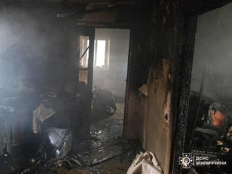 На Вінниччині під час пожежі загинуло подружжя пенсіонерів