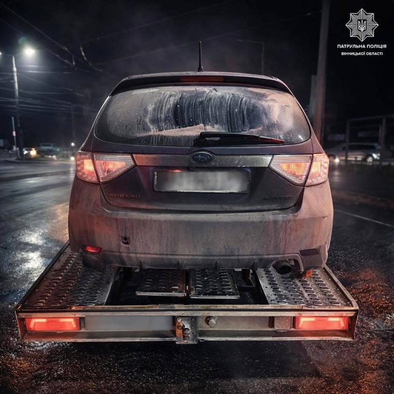 У Вінниці під час комендантської години зупинили водія з ознаками наркотичного сп’яніння