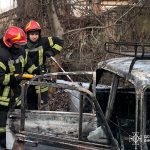У Вінниці загорілось авто: за добу в області сталося дві пожежі