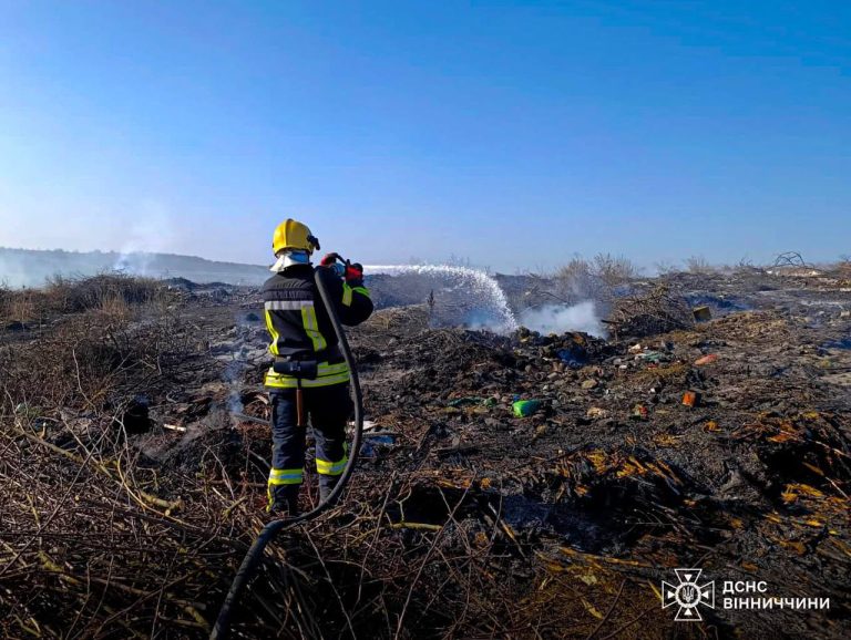 Понад 6 гектарів землі вигоріло на Вінниччині через пожежі