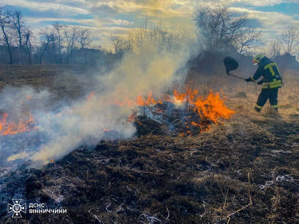 Пожежі охопили всі райони Вінниччини