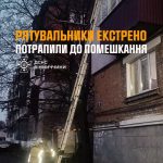 На Вінниччині рятувальники через вікно квартири рятували жінку з інвалідністю