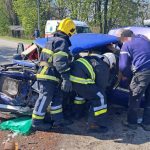 На Вінниччині в ДТП за участі трьох авто деблокували двох постраждалих