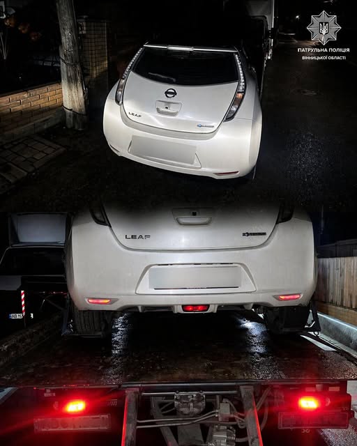 У Вінниці п’яний водій намагався втекти від патрульних під час комендантської години