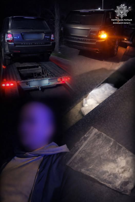 У Вінниці у нетверезого водія патрульні виявили наркотичні речовини
