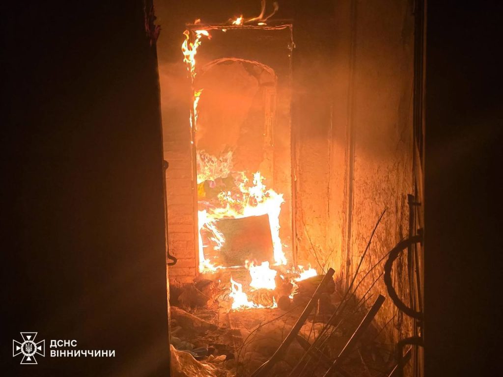 На Вінниччині горіли житлові будинки
