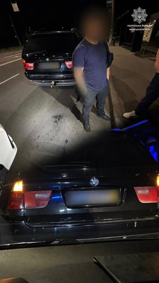 У Вінниці водій BMW X5 керував авто у стані наркотичного сп’яніння та без права керування