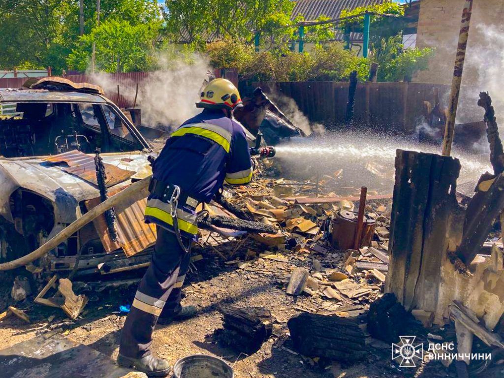 На Вінниччині рятувальники ліквідували кілька пожеж через несправну електромережу