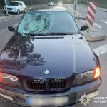 У Вінниці водійка BMW збила велосипедиста на пішохідному переході