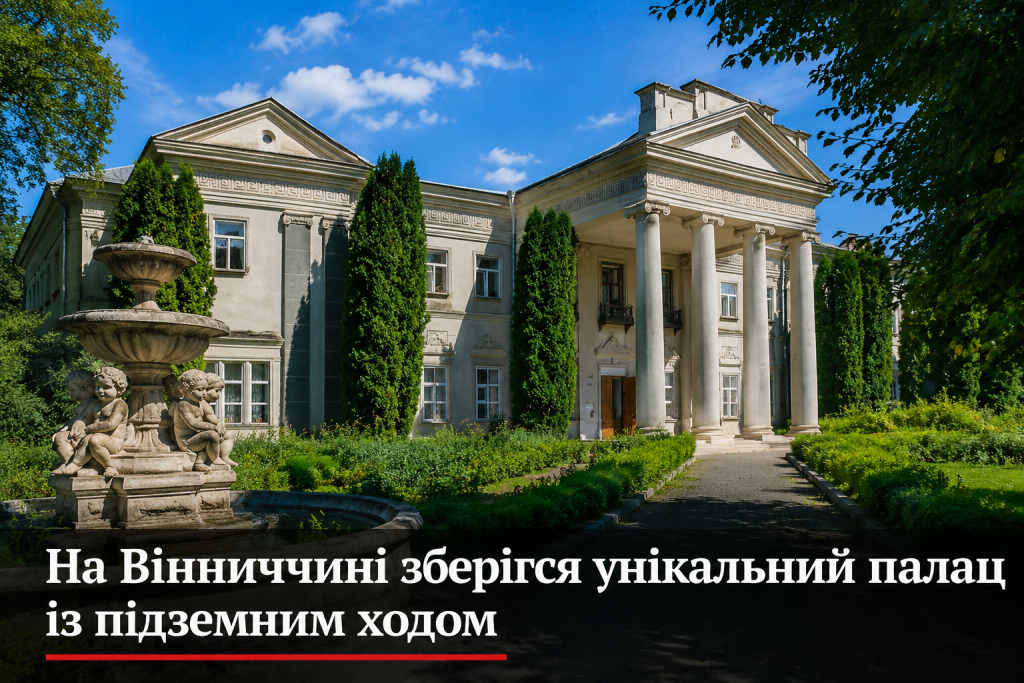 На Вінниччині зберігся унікальний палац із підземним ходом: чим він вражає сьогодні