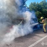 Два автомобілі загорілися на Вінниччині: одна з пожеж виникла через несправність електросистеми