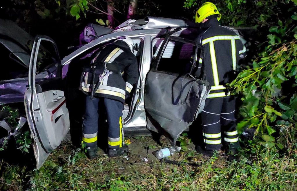 На Вінниччині легковик врізався в дерево: загинула 34-річна пасажирка