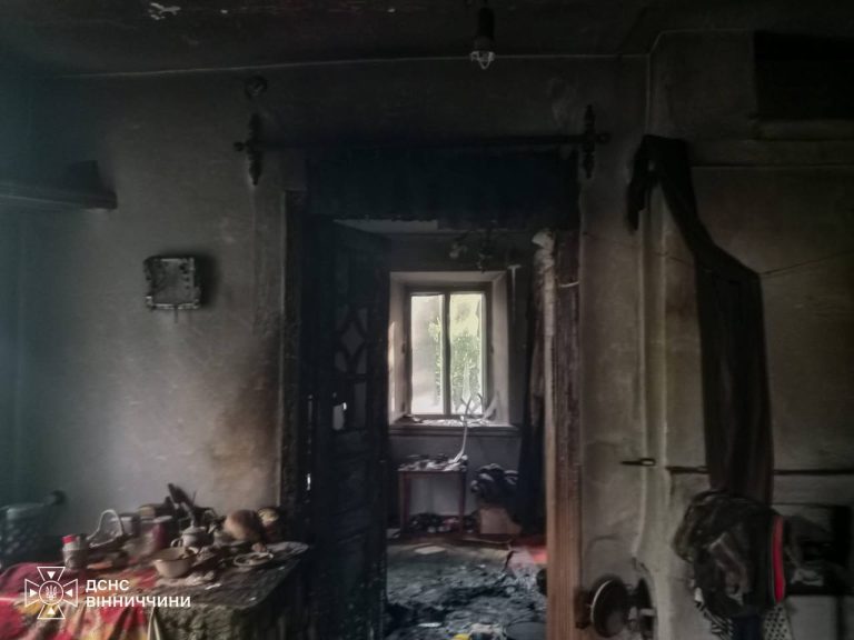 На Вінниччині під час пожежі в будинку загинув 59-річний чоловік