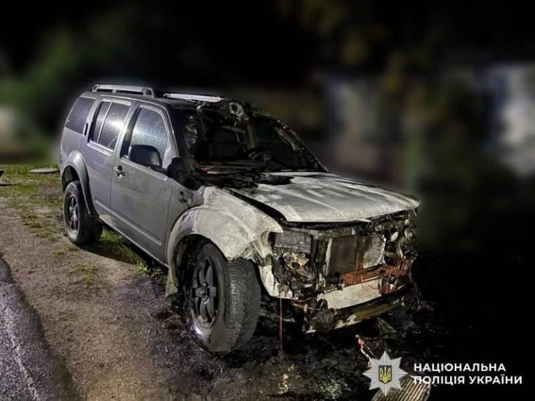 На Вінниччині затримали 16-річного хлопця за підозрою у підпалі авто військового
