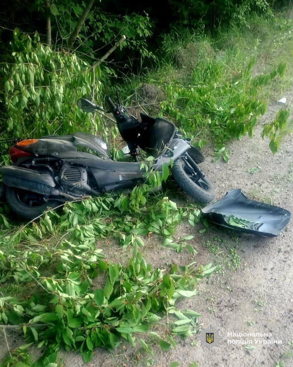У Вінницьких Хуторах у ДТП загинув 13-річний водій мопеда