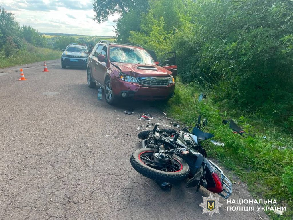 На Вінниччині у ДТП травмувалися двоє підлітків і 65-річна жінка