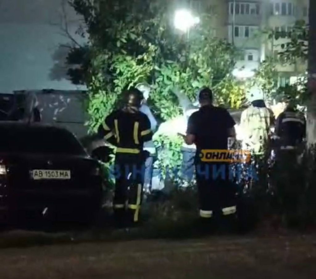 У Вінниці дерево впало на автомобіль, який придбали для ЗСУ