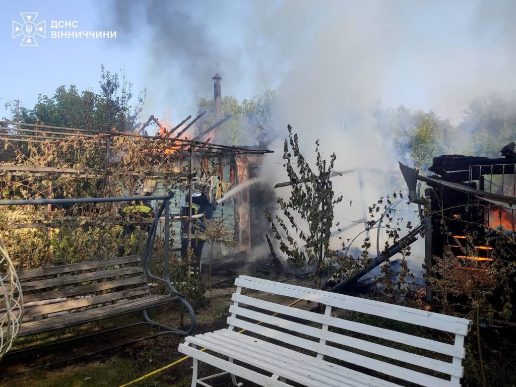 Коротке замикання спричинило дві пожежі на Вінниччині
