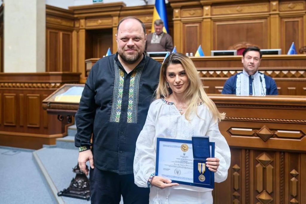 Лариса Білозір отримала відзнаку Верховної Ради «За розбудову парламентаризму»