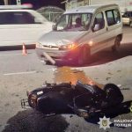 Дві ДТП на Вінниччині за день: травмувалися пішохід та водій скутера