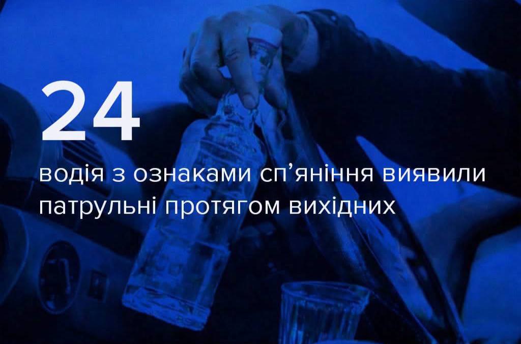 24 протоколи за вихідні: на Вінниччині виявили водіїв із ознаками сп’яніння