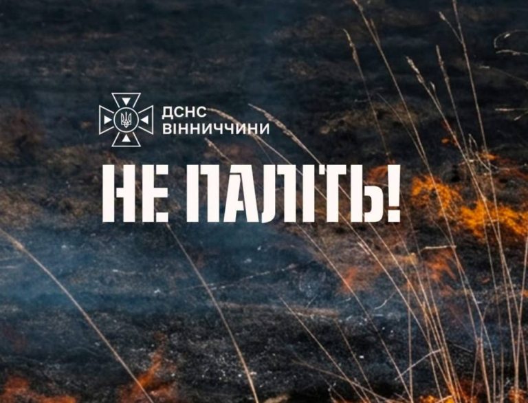 Вогонь — не спосіб навести лад: вінничан закликають не палити суху траву та сміття
