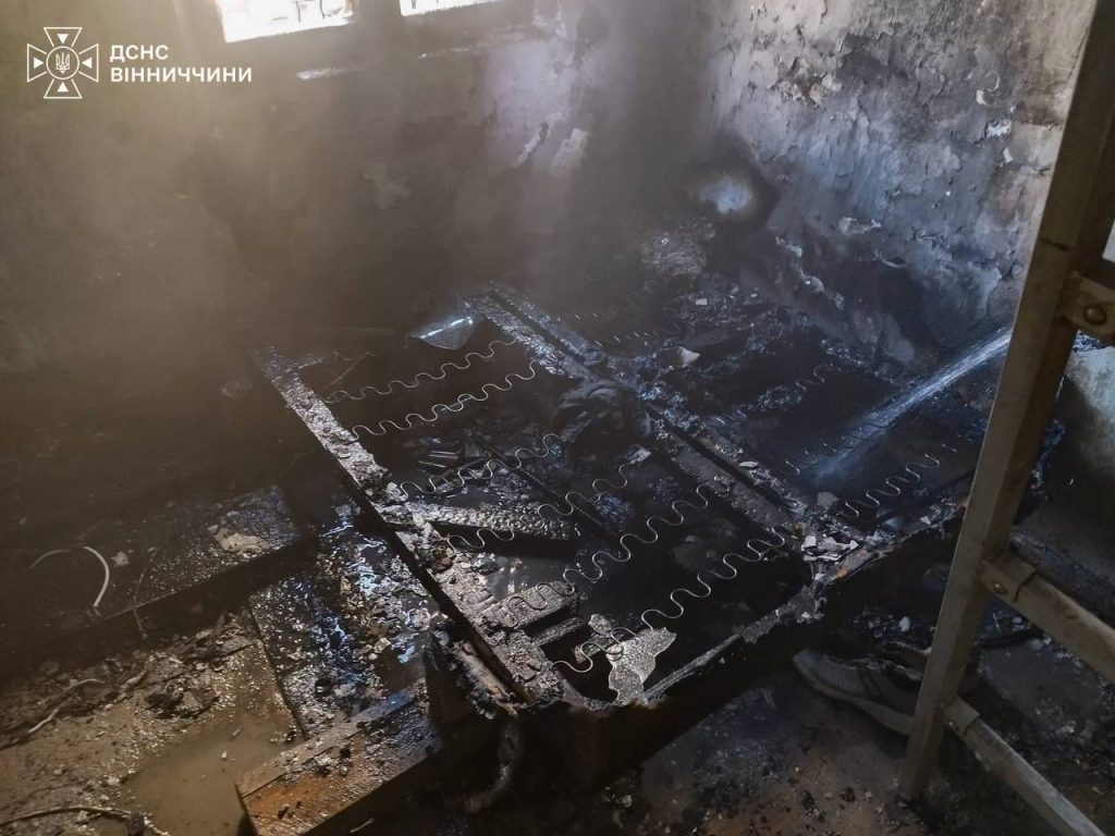 На Вінниччині рятувальники ліквідували шість пожеж у житловому секторі